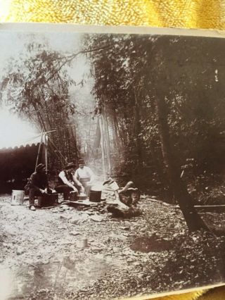 VINTAGE HUNTING AND FISHING TENT CAMP PHOTO 3