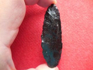 - Ft.  Rock Valley,  Or - Parman Knife - Patinated Black Obsidian