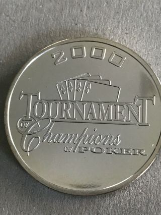 The Orleans,  Las Vegas - 2000 Tournament Of Champions Of Poker - 1 Oz Silver Rd.
