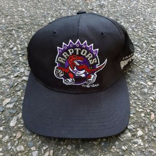 Vintage 90s Toronto Raptors Starter The Right Hat Snapback Basketball Nba