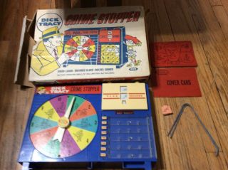 Vintage 1963 Ideal Dick Tracy Crime Stopper Game