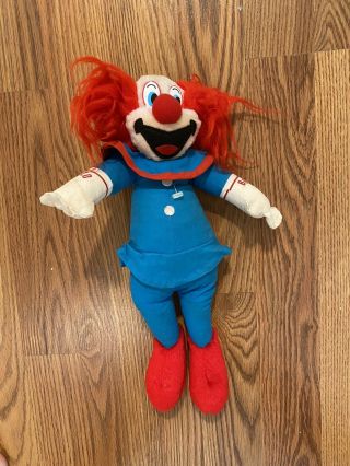 Vintage 1989 Bozo The Clown Doll Ace Novelty Co.  / Larry Harmon Pictures Corp.