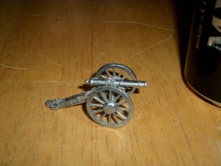 AMERICAN CIVIL WAR STYLE,  Metal Cannon & Carriage Toy,  2.  15 
