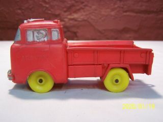 Vintage Auburn Rubber Toy 528 Pick - Up Truck Red Toy Delivery Truck