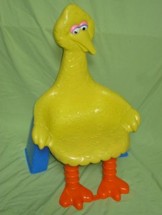 Vintage 1979 Knickerbocker Big Bird Sesame Street Plastic Child 