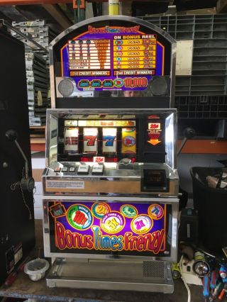 Bally 6000 Bonus Times Frenzy 2 Coin Slot Machine