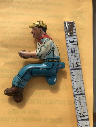 Vintage Marx Tin Litho Construction Bulldozers Farm Equipment Truck Driver Only