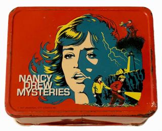 Vintage 1977 Nancy Drew Mysteries Metal Lunchbox No Thermos