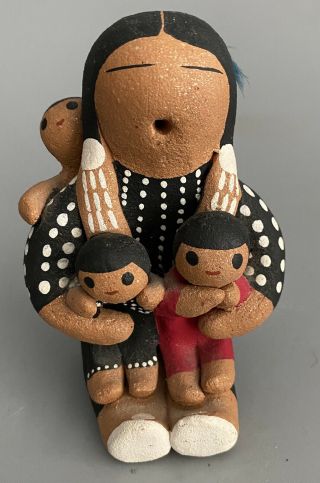 Margaret Quintana Storyteller Cochiti Pueblo Native American Folk Art