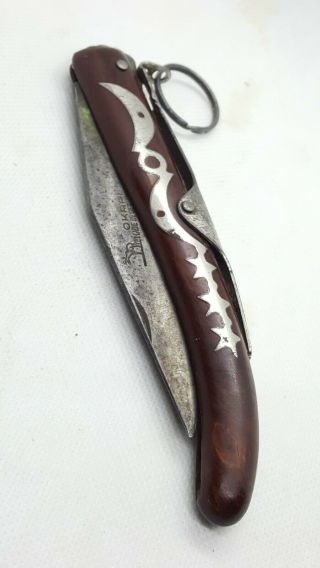 Vintage Okapi Knife Made In Germany Stare & Moon Folding Pocket