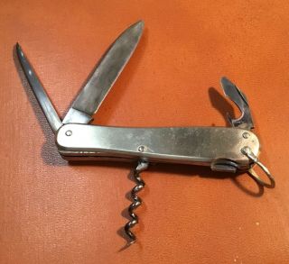 Vintage German J.  A.  Henckels Stainless Steel Pocket Knife