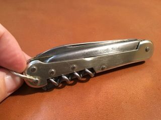 Vintage German J.  A.  Henckels Stainless Steel Pocket Knife 3