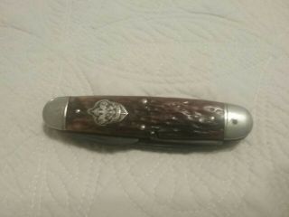 Vintage Remington Pocket Knife,  Bone Handle Boy Scout Knife