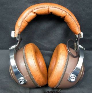 Pair Vintage Pickering Ph - 4955 Over Ear Headphones Vgc Sound Great