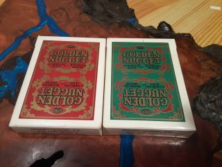 Vintage Golden nugget Gambling Hall And Rooming House Playing cards 1980s 2