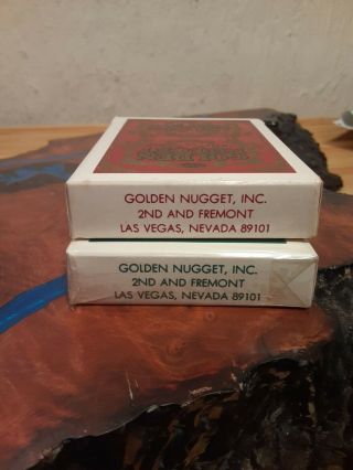 Vintage Golden nugget Gambling Hall And Rooming House Playing cards 1980s 3