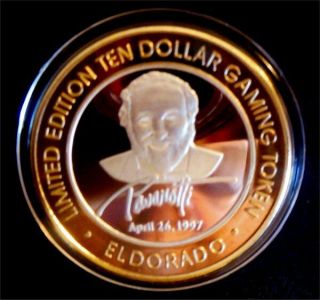 Hard To Find / Eldorado Casino " Pavarotti - Limited Edition " / Reno,  Nv