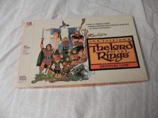 Vtg.  1979 Milton Bradley Lord Of The Rings Adventure Board Game Almost Complete