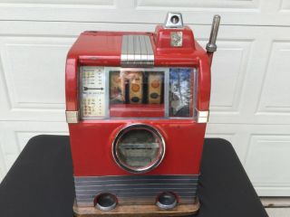 Vintage Mills Jewel Bell High Top 5 Cent Slot Machine