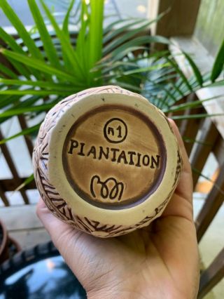 Plantation Rum Barrel Mug Tiki