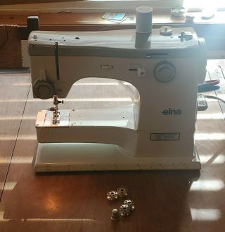 Vintage Elna Zz Sewing Machine Made In Geneva Switerland