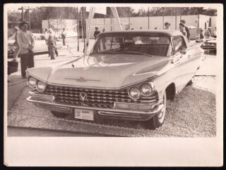 Ussr Old Photo Car American Exhibition Moscow 1959 Buick Electra 225
