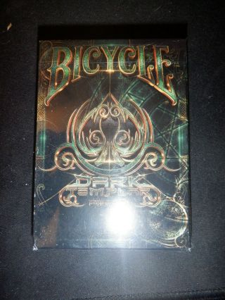 Bicycle Dark Templar Playing Cards Very Rare Kickstarter Limited Edition