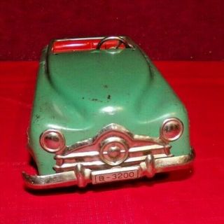 VINTAGE DISTLER D - 3200 TOY WINDUP CAR.  MADE IN US ZONE,  GERMANY Parts Restore 2