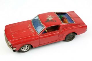 Vintage Ford Mustang Tin Toy Bump 