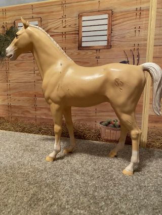 Vintage Marx Johnny West Palomino Thunderbolt Horse