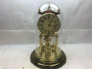 Vintage Kundo Anniversary Clock Gold West Germany For Repair
