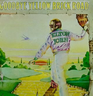 Vtg 1973 Elton John Album Goodbye Yellow Brick Road Vinyl Record 2lp Og