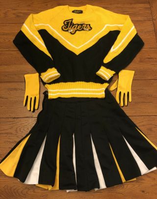 Vintage 1986 1987 Bandon Hs Tigers Cheer Uniform Oregon Dehen