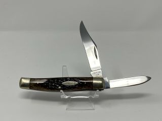 Case Xx Usa 1978 (2 Dot) Chestnut Bone 2 - Blade Jack Knife 6292