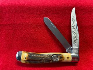 Limited Edition Schrade 1982 Nkca Trapper Knife S/n 8400 Of 10000 Made