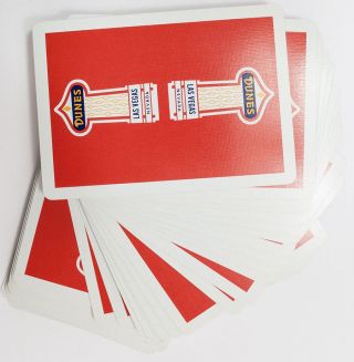 CASINO PLAYING CARDS - DUNES HOTEL VINTAGE RED & BLUE DECKS - Las Vegas,  NV 3