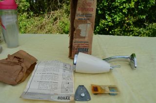 Vintage US Borax Model 7 Soap Dispenser Hardware,  Box,  Instructions 2