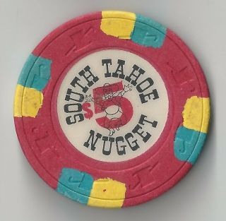 $5 Lake Tahoe 4th Edt South Tahoe Nugget Casino Chip H&c Mold