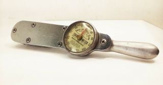 Vtg Snap - On Torqometer Dial 3/8 " Drive Torque Wrench 1960s Tq - 12 - B