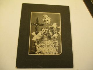 Three large Cabinet Card Photos of Funeral Scenes 2
