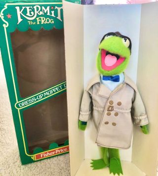 Vintage Kermit Dress Up Doll From 1981