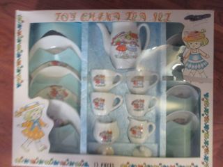 Vintage Child ' s 17 Piece China Tea Set 3017 2