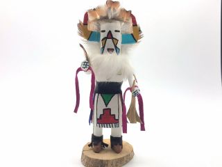 Native American Kachina Doll " Supai” Signed Handmade By Indian Artist