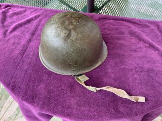 Vintage World War Ll Us Military M1 Helmet