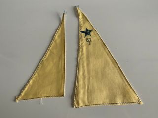 1 X Set Of Star Yacht Sy/2 Sails - From Left Over Old Factory Stock