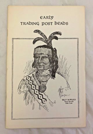 Early Trading Post Beads Chart G.  B.  Fenstermaker Volume Xx 1984 (j44)