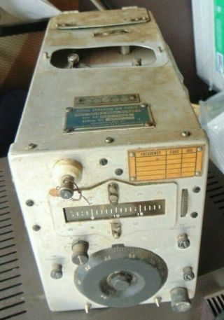 Vintage Ww2 Military Rcaf Aircraft Radio Transmitter Bc - 696 - A