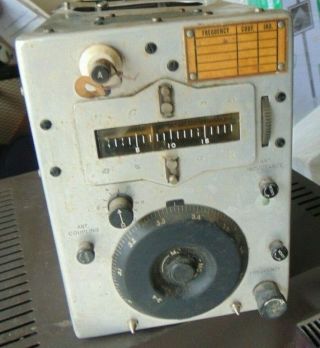 Vintage WW2 Military RCAF Aircraft Radio Transmitter BC - 696 - A 3