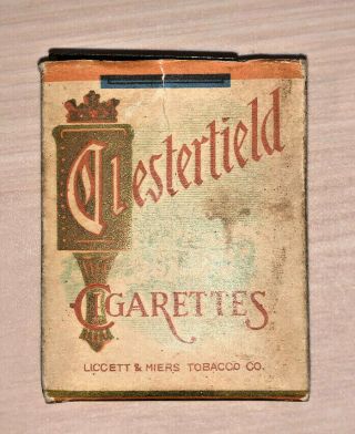 Vintage Novelty Clestertield Chesterfield Chiseler Cigaretter gag 2