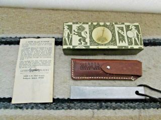 EXC.  IN THE BOX WITH THE SHEATH GERBER 97223 SHARPENING STEEL 2